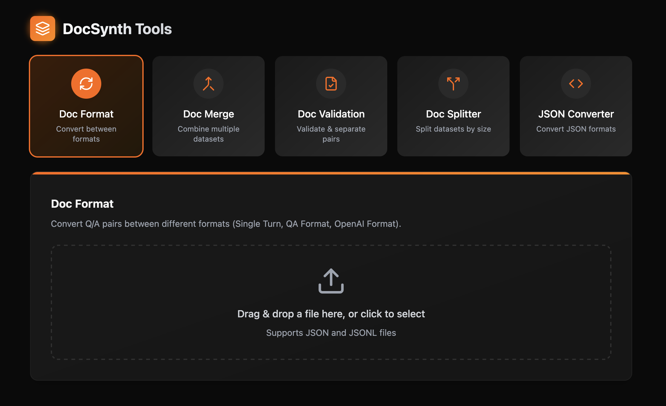DocSynth Tools Overview